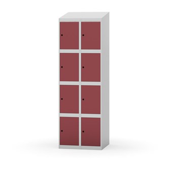 Skolskåp Novis sluttande tak 4:2 B60