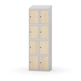 Skolskåp Novis sluttande tak 4:2 B60