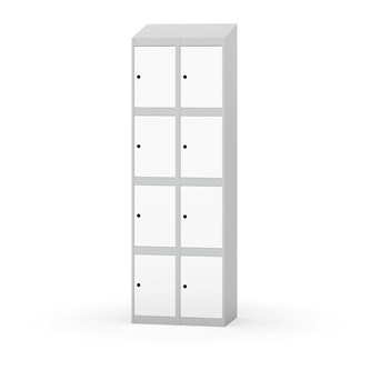 Skolskåp Novis sluttande tak 4:2 B60