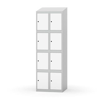 Skolskåp Novis sluttande tak 4:2 B60