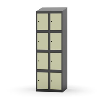 Skolskåp Novis sluttande tak 4:2 B60