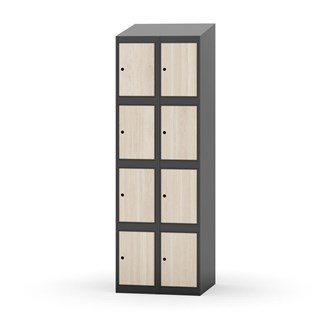 Skolskåp Novis sluttande tak 4:2 B60