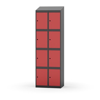 Skolskåp Novis sluttande tak 4:2 B60