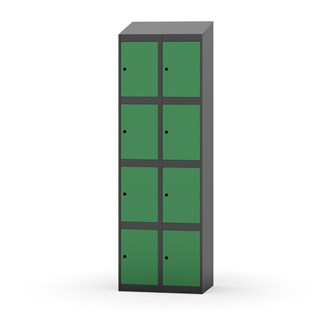 Skolskåp Novis sluttande tak 4:2 B60