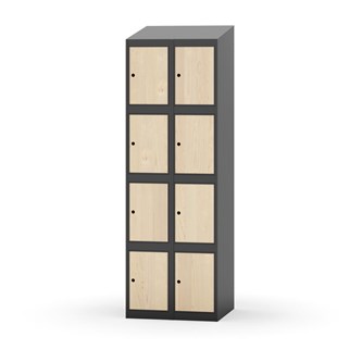 Skolskåp Novis sluttande tak 4:2 B60