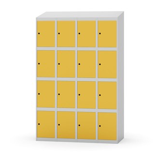 Skolskåp Novis sluttande tak 4:4 B120