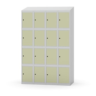 Skolskåp Novis sluttande tak 4:4 B120