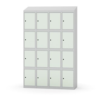 Skolskåp Novis sluttande tak 4:4 B120