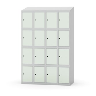 Skolskåp Novis sluttande tak 4:4 B120