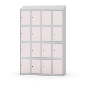 Skolskåp Novis sluttande tak 4:4 B120