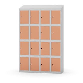 Skolskåp Novis sluttande tak 4:4 B120