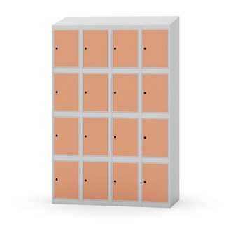 Skolskåp Novis sluttande tak 4:4 B120