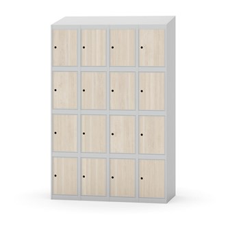 Skolskåp Novis sluttande tak 4:4 B120