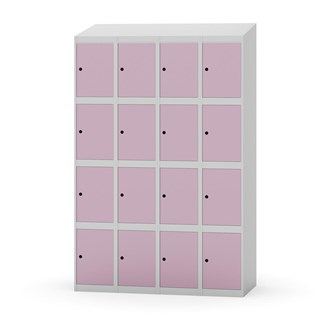 Skolskåp Novis sluttande tak 4:4 B120