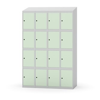 Skolskåp Novis sluttande tak 4:4 B120