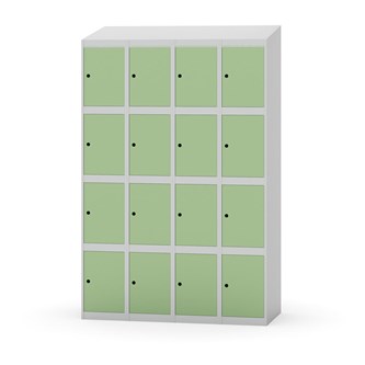 Skolskåp Novis sluttande tak 4:4 B120