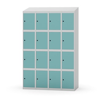 Skolskåp Novis sluttande tak 4:4 B120