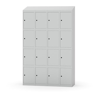 Skolskåp Novis sluttande tak 4:4 B120