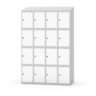 Skolskåp Novis sluttande tak 4:4 B120