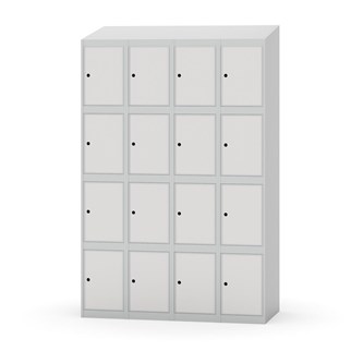 Skolskåp Novis sluttande tak 4:4 B120