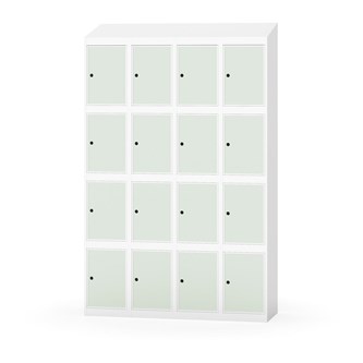 Skolskåp Novis sluttande tak 4:4 B120