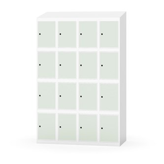 Skolskåp Novis sluttande tak 4:4 B120