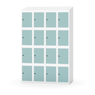 Skolskåp Novis sluttande tak 4:4 B120