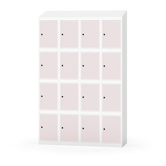 Skolskåp Novis sluttande tak 4:4 B120