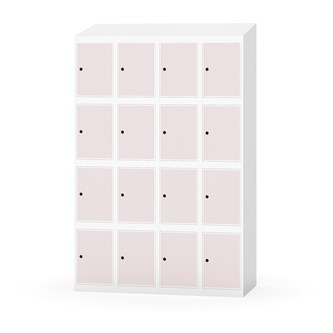 Skolskåp Novis sluttande tak 4:4 B120