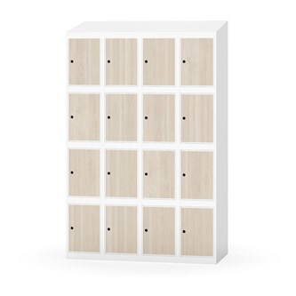 Skolskåp Novis sluttande tak 4:4 B120