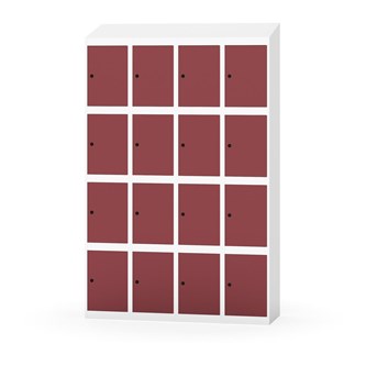 Skolskåp Novis sluttande tak 4:4 B120