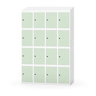 Skolskåp Novis sluttande tak 4:4 B120