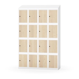 Skolskåp Novis sluttande tak 4:4 B120