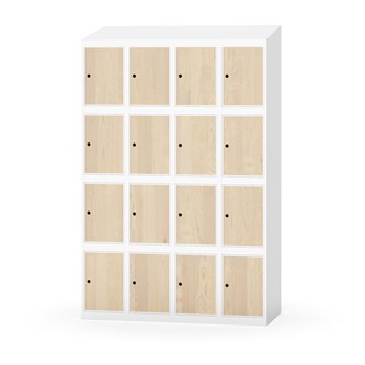 Skolskåp Novis sluttande tak 4:4 B120