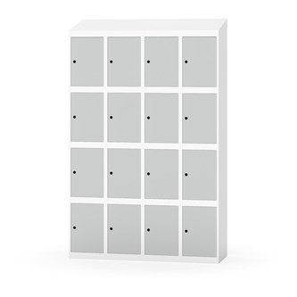 Skolskåp Novis sluttande tak 4:4 B120