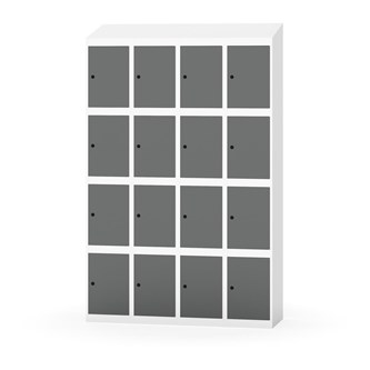 Skolskåp Novis sluttande tak 4:4 B120