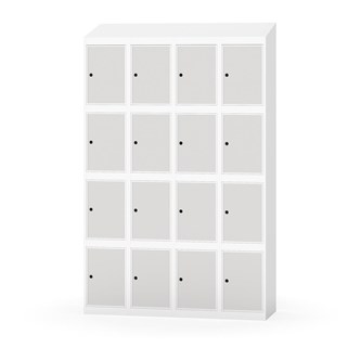 Skolskåp Novis sluttande tak 4:4 B120