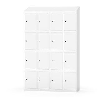 Skolskåp Novis sluttande tak 4:4 B120