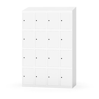 Skolskåp Novis sluttande tak 4:4 B120