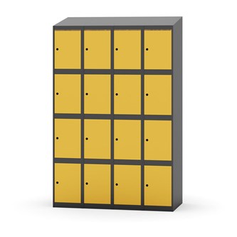 Skolskåp Novis sluttande tak 4:4 B120