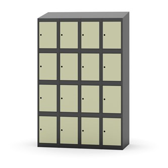 Skolskåp Novis sluttande tak 4:4 B120