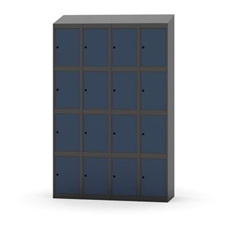 Skolskåp Novis sluttande tak 4:4 B120