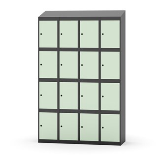 Skolskåp Novis sluttande tak 4:4 B120