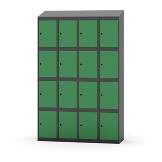 Skolskåp Novis sluttande tak 4:4 B120