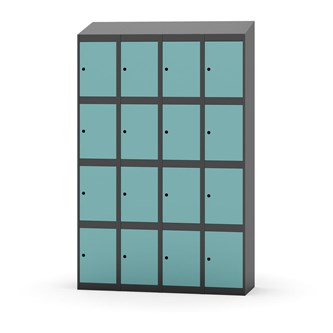 Skolskåp Novis sluttande tak 4:4 B120