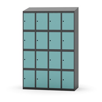 Skolskåp Novis sluttande tak 4:4 B120