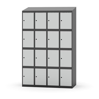 Skolskåp Novis sluttande tak 4:4 B120