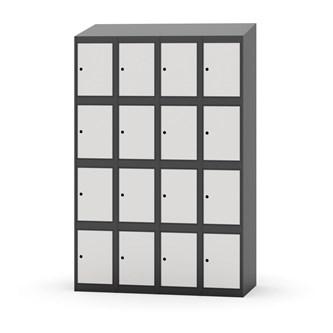 Skolskåp Novis sluttande tak 4:4 B120