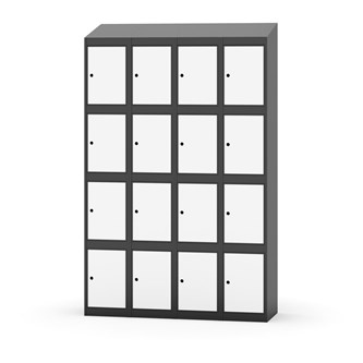 Skolskåp Novis sluttande tak 4:4 B120