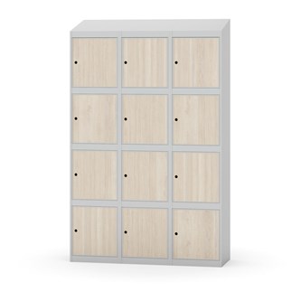 Skolskåp Novis sluttande tak 4:3 B120